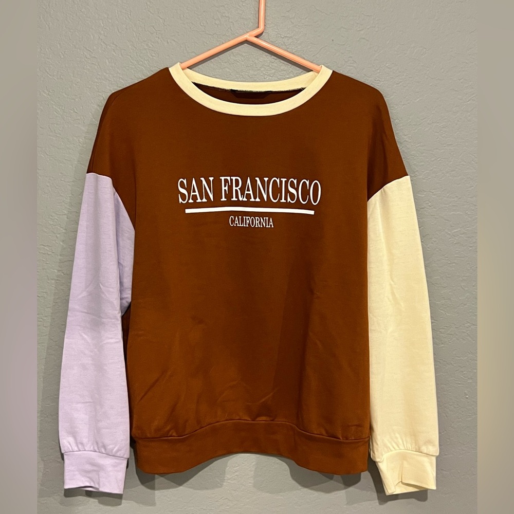 San Francisco multi-colored crewneck